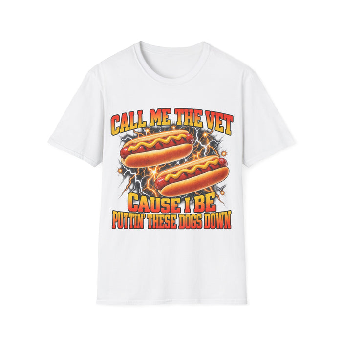 Call Me The Vet Hot Dog Tee