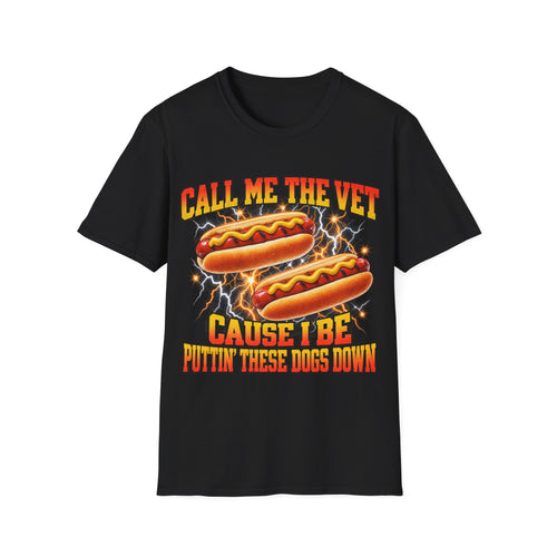 Call Me The Vet Hot Dog Tee